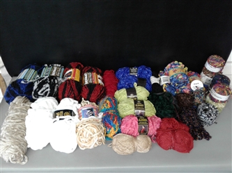 Yarn: Bulky and Specialty "FUN" Yarn 60+ Balls