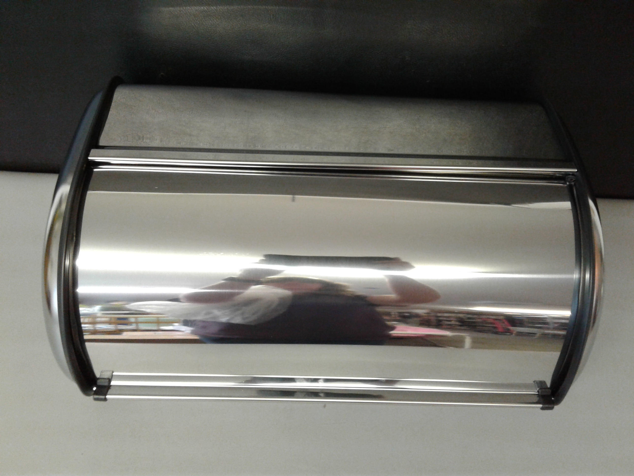 home it stainless steel bread box
