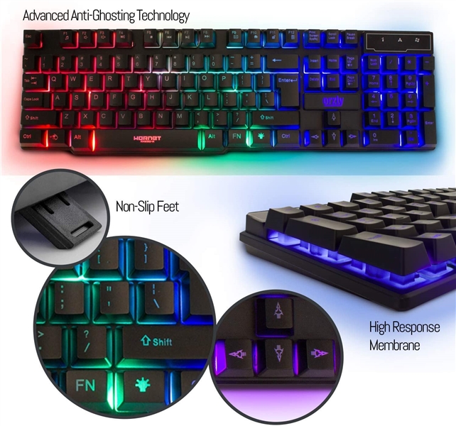 Gaming Keyboard, Mouse, Mouse pad, and Gaming Headset