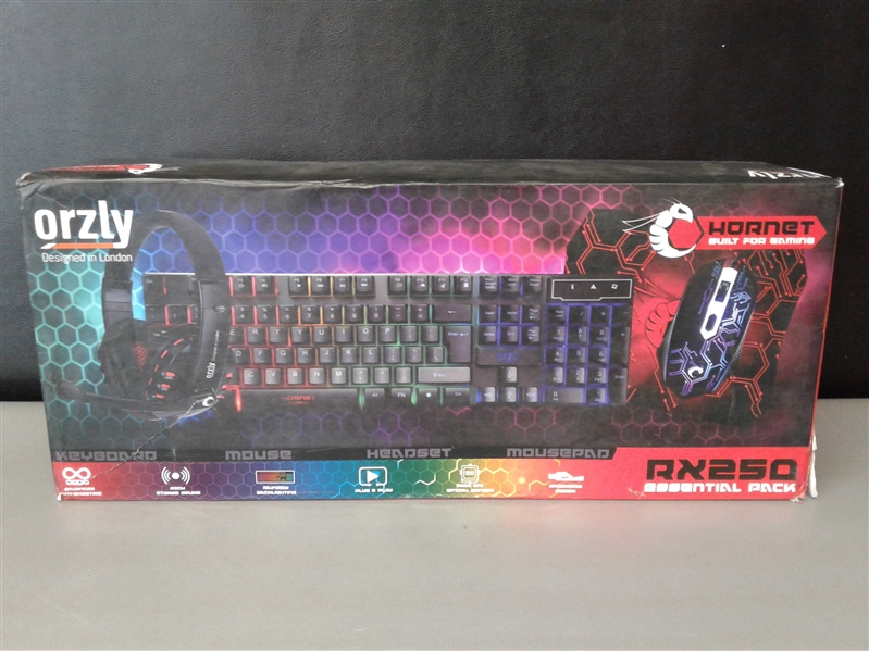 Gaming Keyboard, Mouse, Mouse pad, and Gaming Headset
