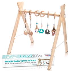 Foldable Wooden Baby Gym Mobile