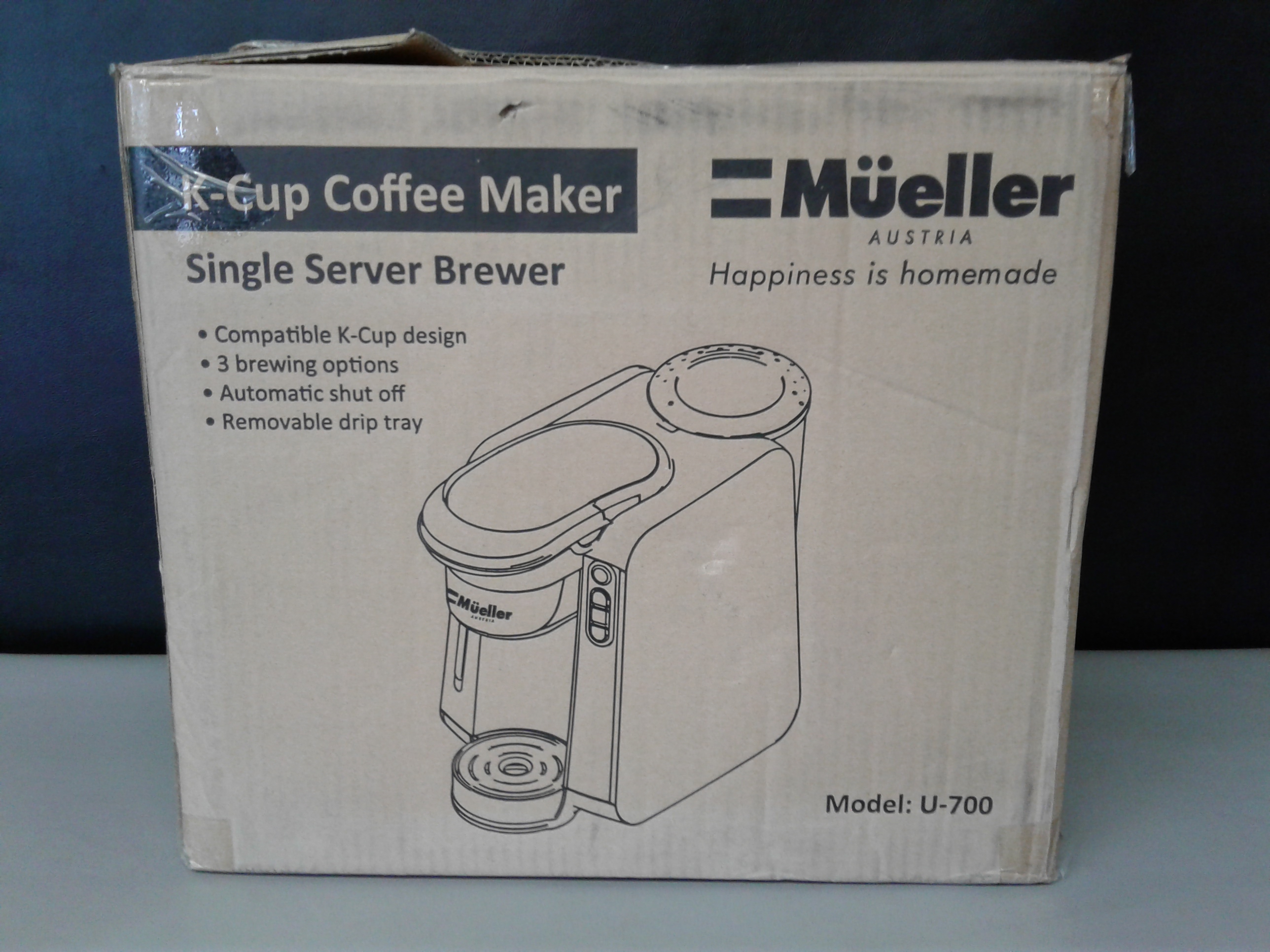 Lot Detail Mueller KCup Coffee Maker U700