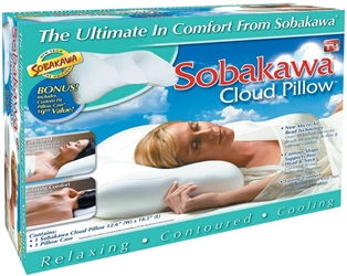 Sobakawa Cloud Cool micro bead Bed Pillow AS SEEN ON TV