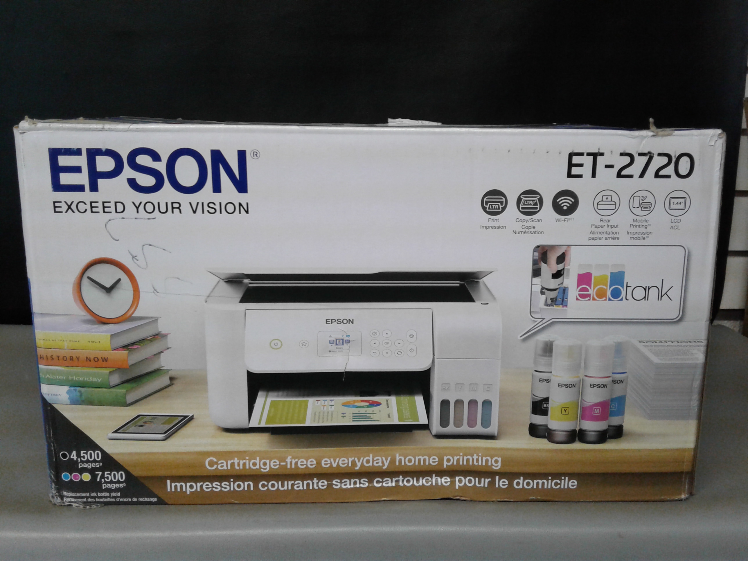 Lot detail epson expression home xp 440 wireless color photo printer