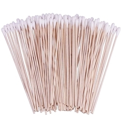 1000 Packs of 2 - 6 Inch Cotton Swabs with Wooden Handles Cotton Tipped Applicator
