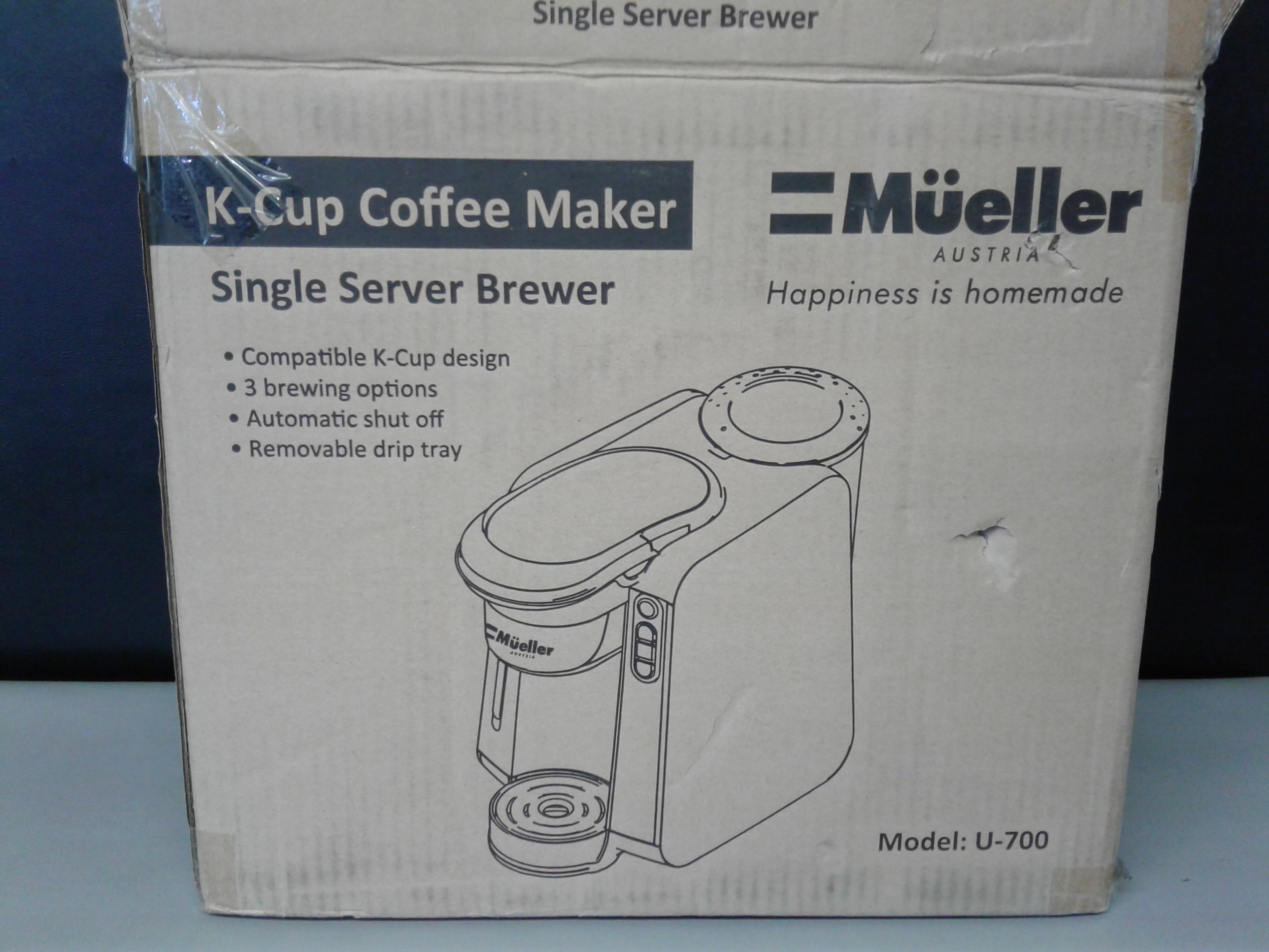 Lot Detail Mueller KCup Coffee Maker U700