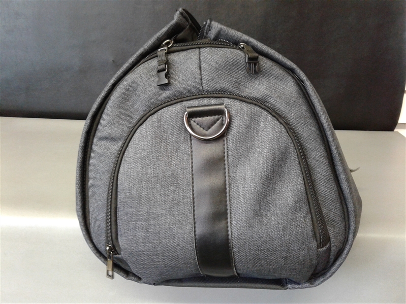 Carry-on Garment Bag Large Duffel Bag Suit Travel Bag Weekend Bag Flight Bag with Shoe Pouch for Men Women