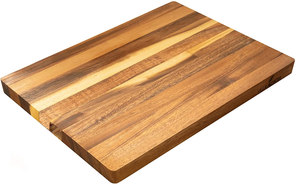 Villa Acacia Extra Large Wood Cutting Board 30 x 18 x 1.5 Inches
