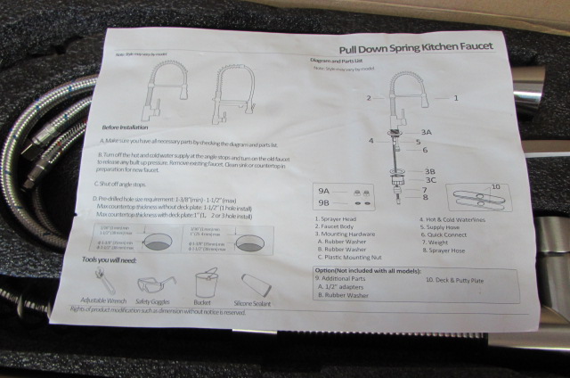 kingo home lead free kitchen sink faucet swivel