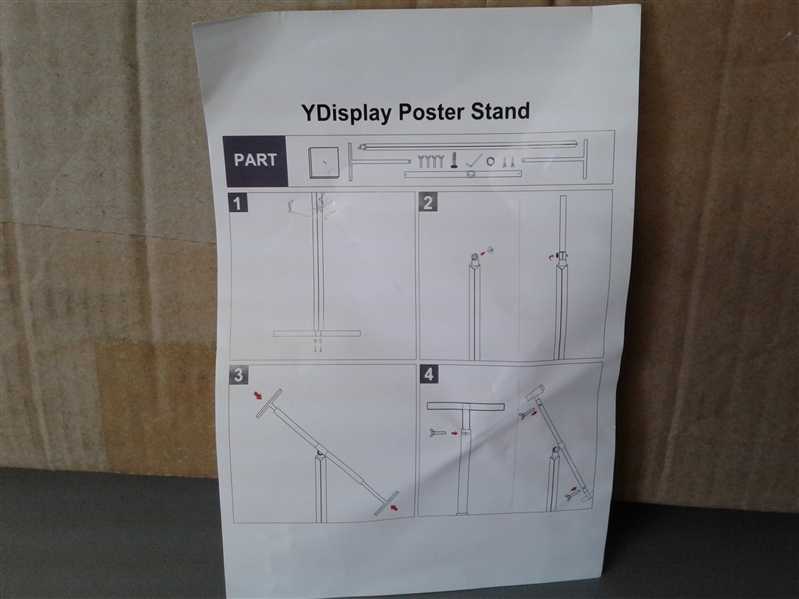 Floor Standing Poster Stand