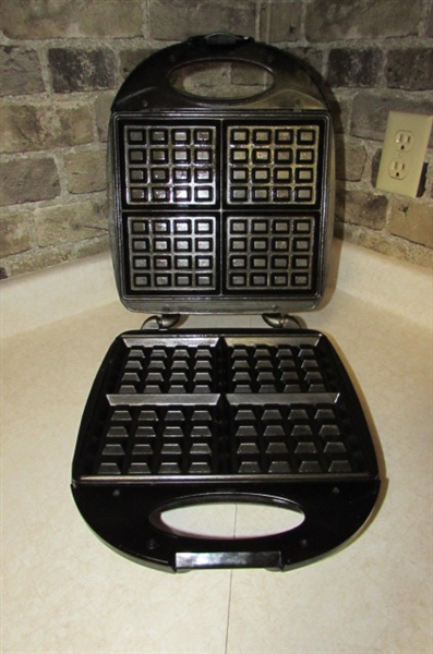 WAFFLE IRON & ELECTRIC SKILLET