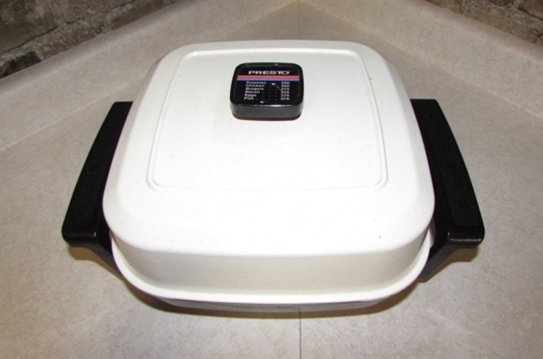 WAFFLE IRON & ELECTRIC SKILLET