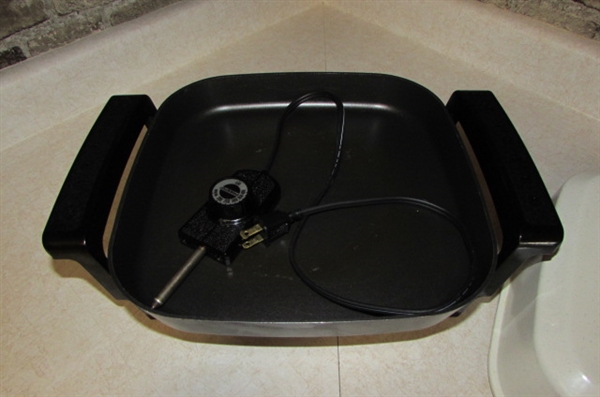 WAFFLE IRON & ELECTRIC SKILLET