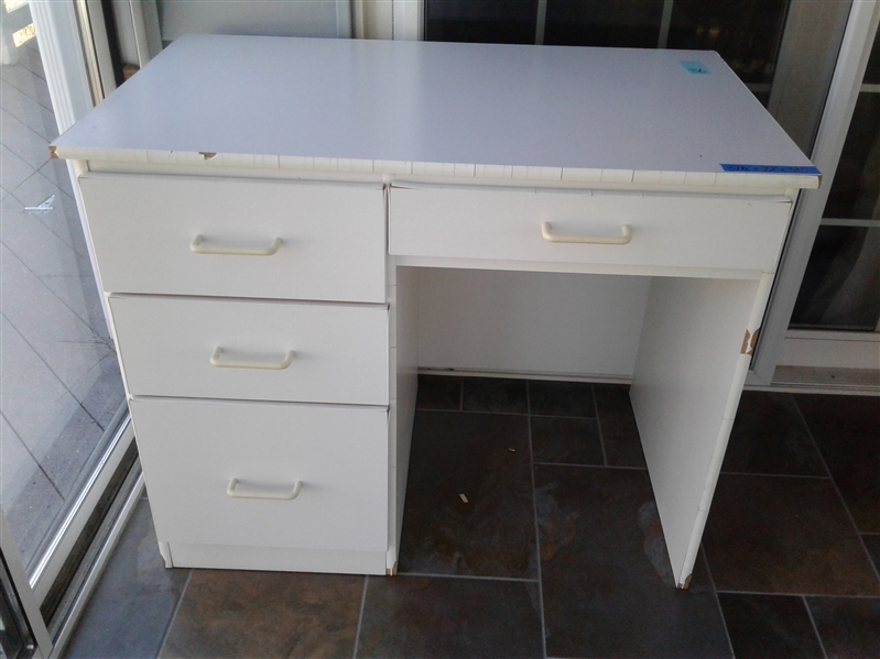 Small White Desk