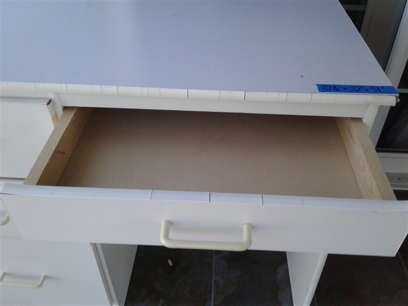 Small White Desk