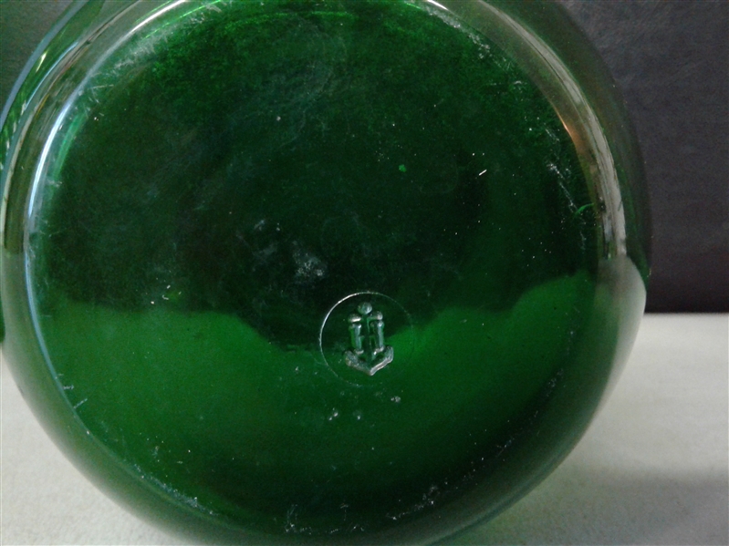 Assortment of Green Glass