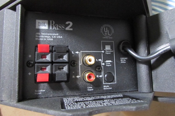 JBL BASS2 SUBWOOFER