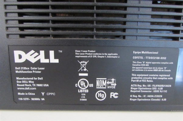 DELL LASER COPY/FAX/PRINT. *PAPER JAM* ERROR