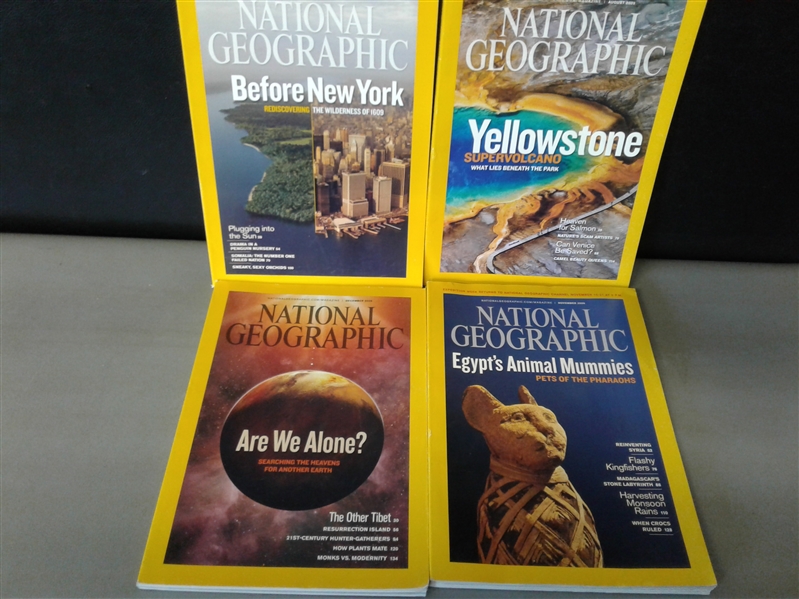 Magazines: National Geographic 2009 & 2016