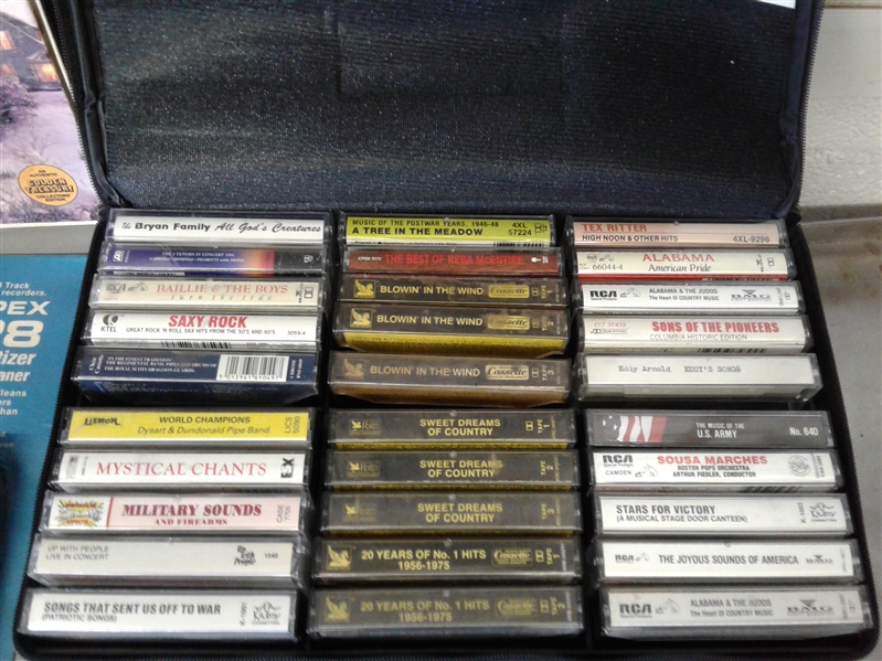 Music- Cassettes and Cases