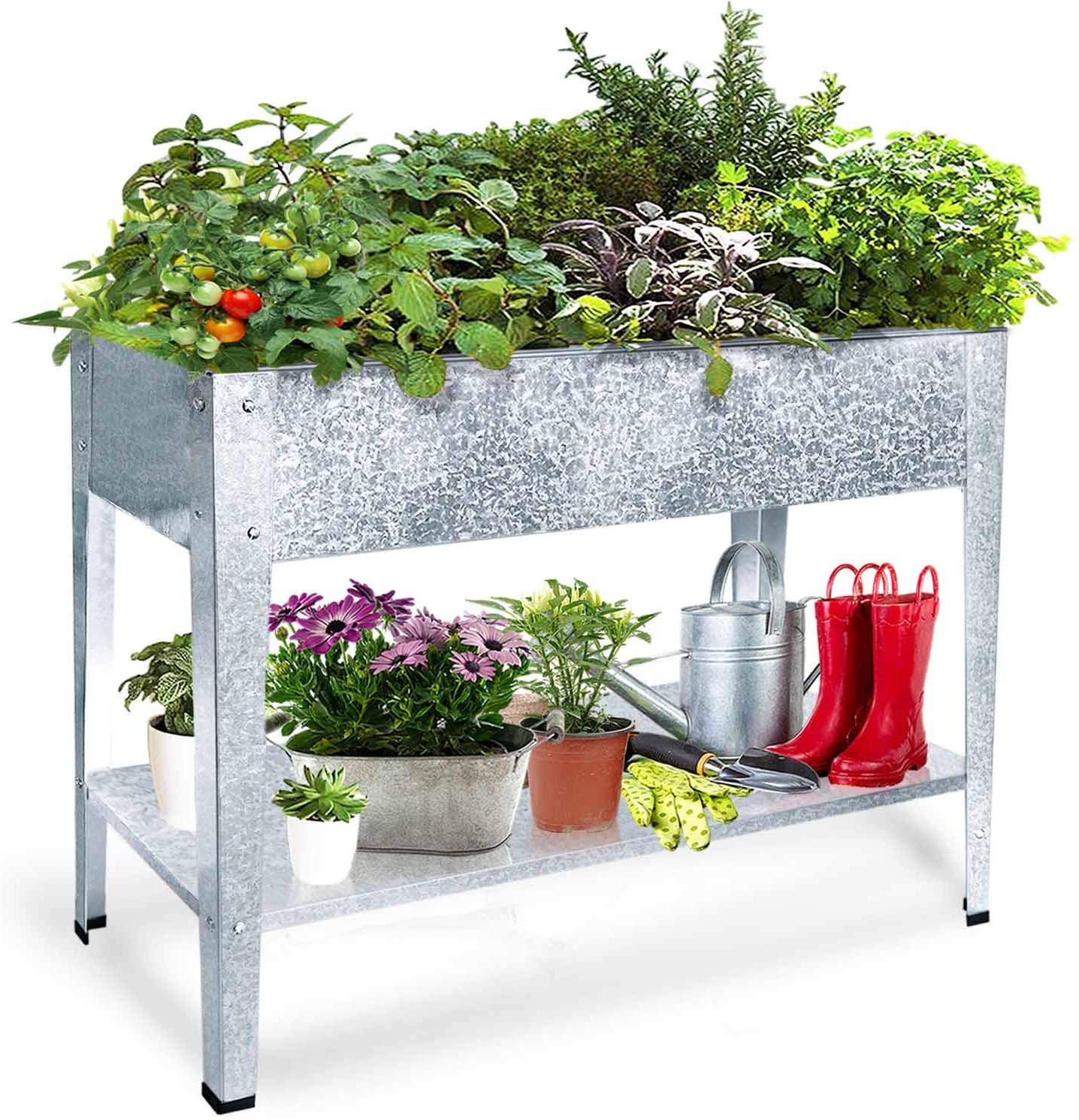 Lot Detail - FOYUEE Galvanized Raised Garden Bed
