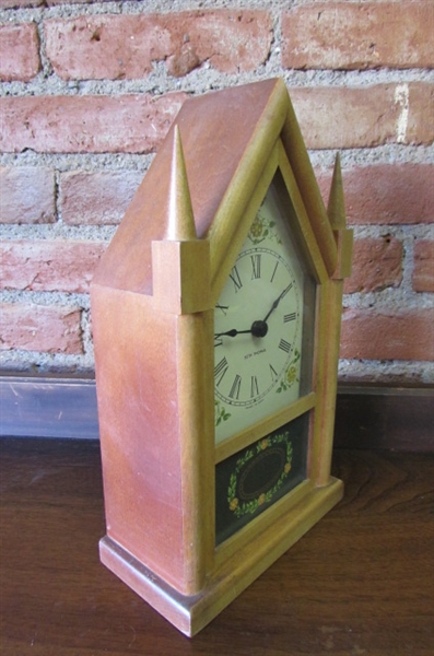VINTAGE 1960'S MINI SETH THOMAS 8-DAY STEEPLE CLOCK (82)