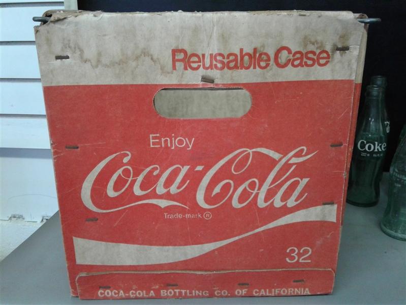 Vintage Glass Coca Cola Bottles