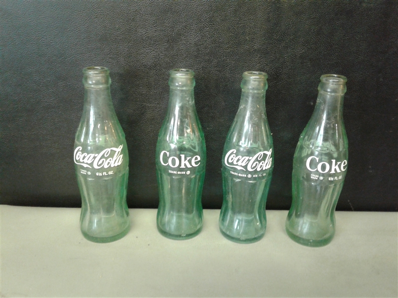 Vintage Glass Coca Cola Bottles