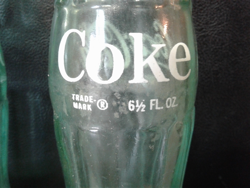 Vintage Glass Coca Cola Bottles