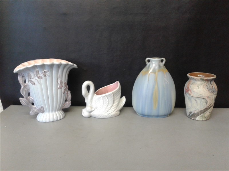 Set of 4 Unique Vases