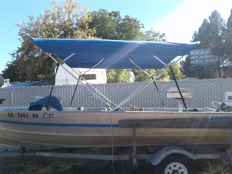 Gregor 18' Aluminum Boat W/Trailer