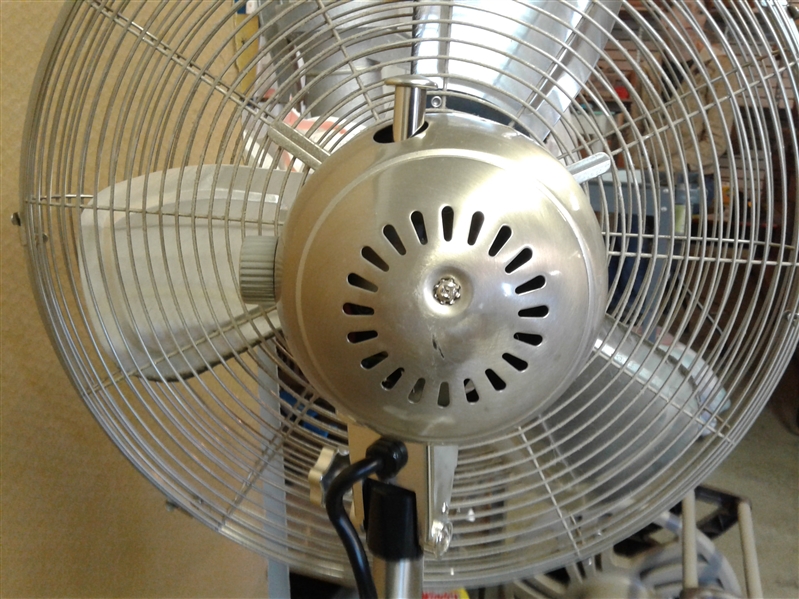Utilitech Chrome Pedestal Fan