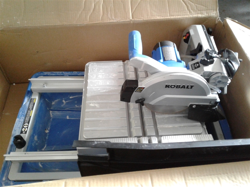 7 Inch Kobalt Sliding Tile Saw