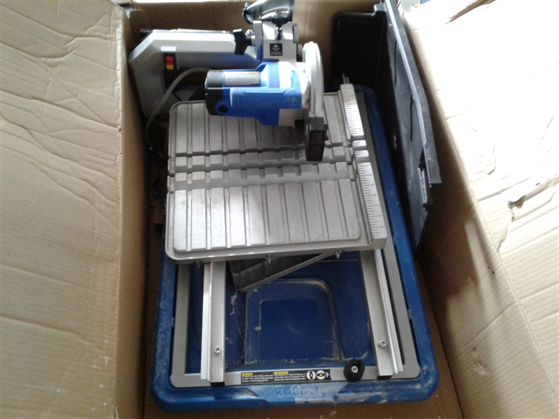 7 Inch Kobalt Sliding Tile Saw