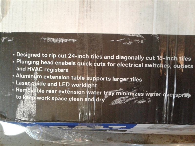 7 Inch Kobalt Sliding Tile Saw