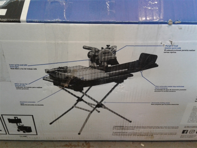 7 Inch Kobalt Sliding Tile Saw