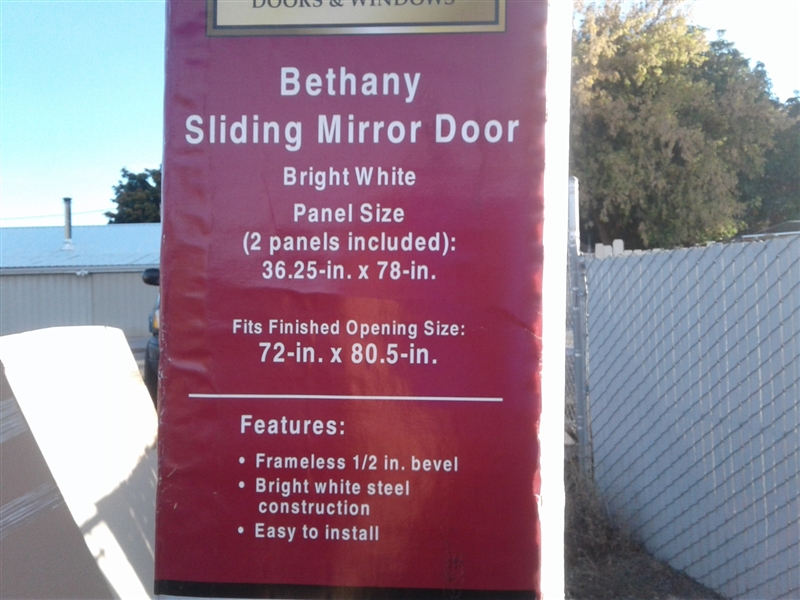 ReliaBilt Bethany Sliding Mirror Door 2 Panels