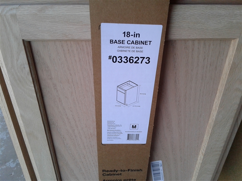 Oak Project Source Cabinets 12 & 18 Inch