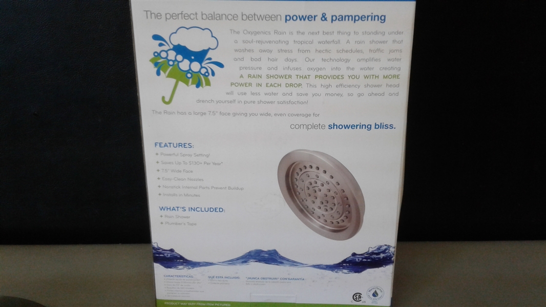 Oxygenics Rain Shower Head