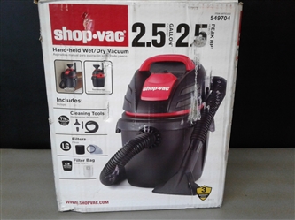 Shop-Vac Hand-held Wet/Dry Vacuum 2.5 Gallon