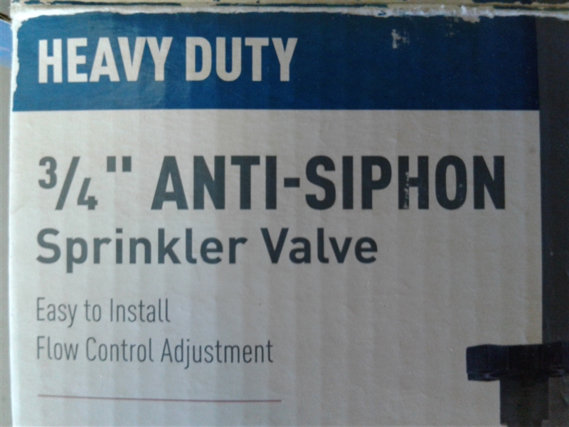 Anti-Siphon Sprinkler Valve