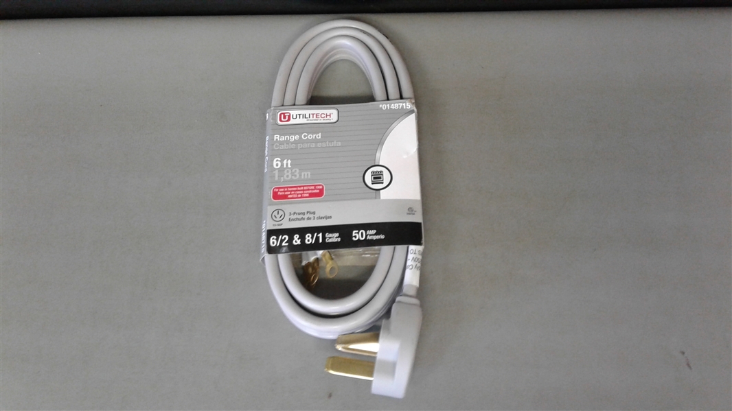 Utilitech Range Cord 6'