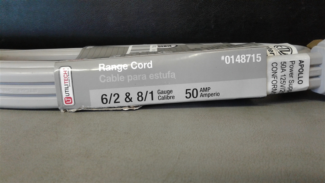 Utilitech Range Cord 6'