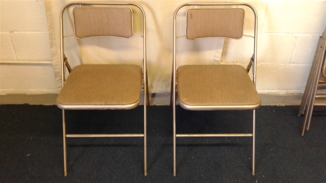 Vintage Samsonite Card Table w/4 Chairs
