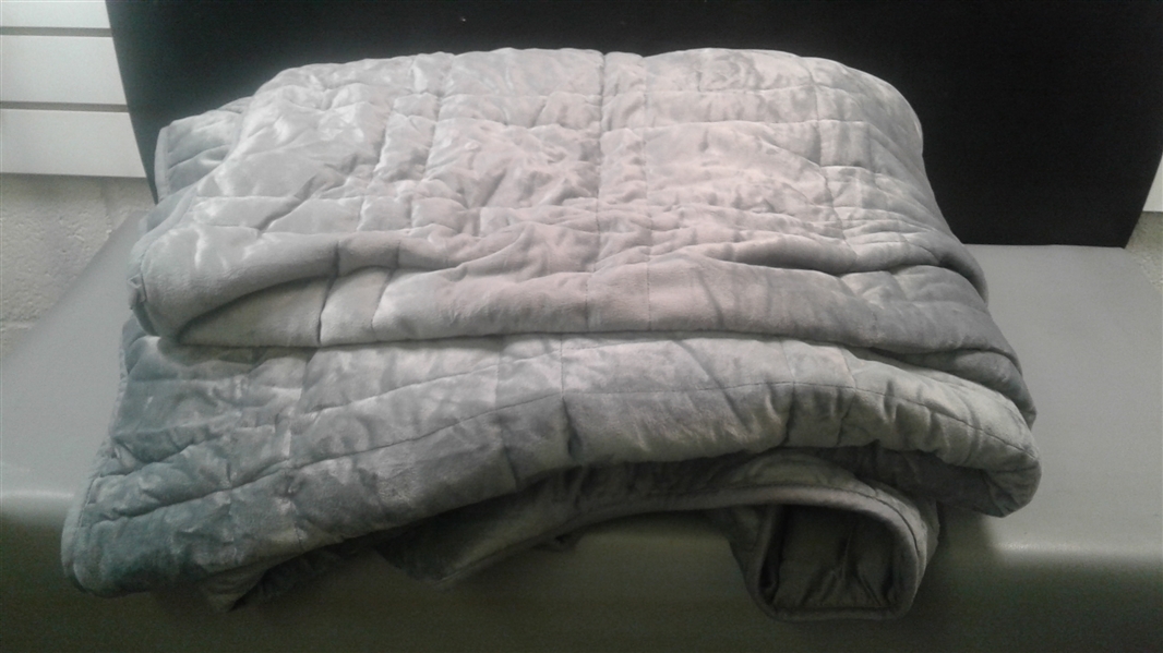 Lot Detail - Double-Sided Weighted Blanket King Size 30lbs(88''x104