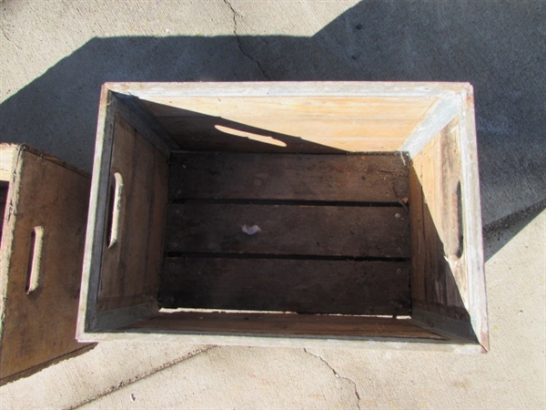 LUCERNE WOODEN CRATE LOT
