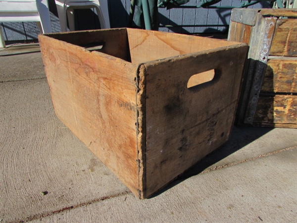 LUCERNE WOODEN CRATE LOT