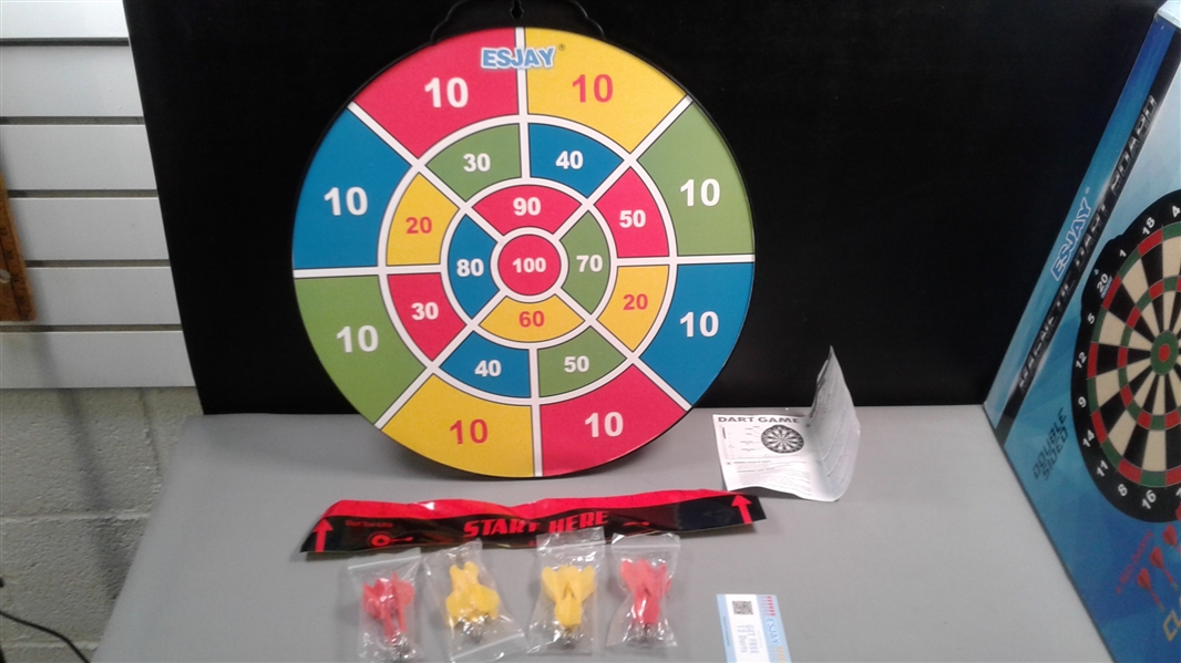  Esjay 18 inch Magnetic Dart Board Set