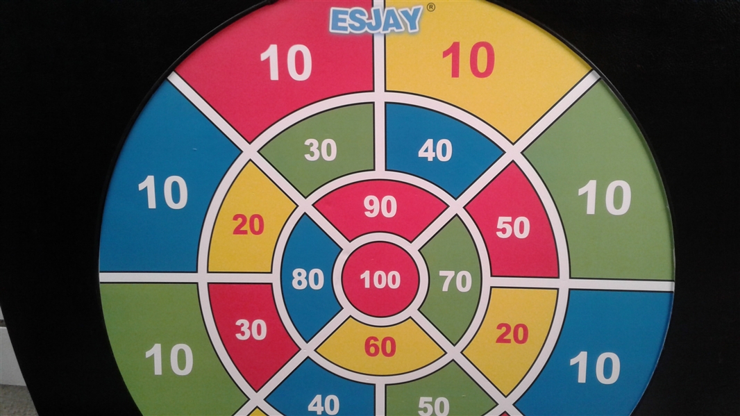  Esjay 18 inch Magnetic Dart Board Set