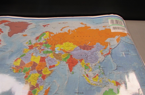 24x36 World Classic Premier Wall Map Poster (Laminated)